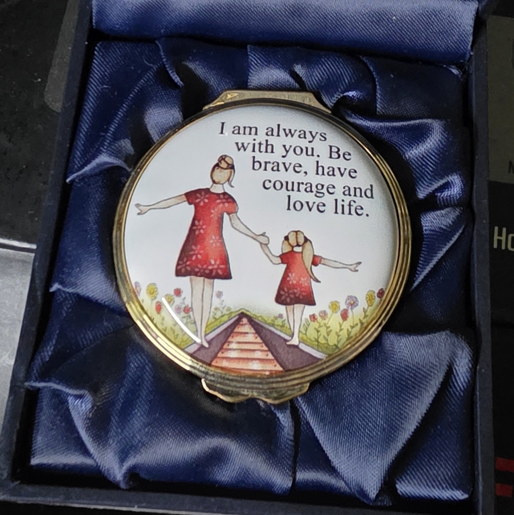 Halcyon Days - I Am Always with You Enamel Box